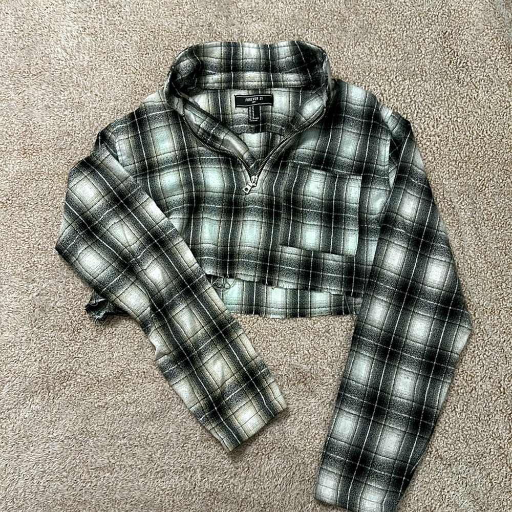Cropped Flannel